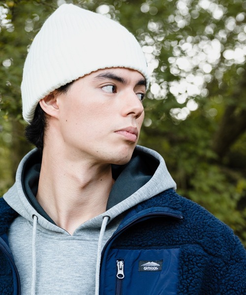 OUTDOOR PRODUCTS(アウトドアプロダクツ)の「【OUTDOOR PRODUCTS/アウトドアプロダクツ】裏フリース ニットキャップ ビーニー(ニットキャップ/ビーニー・メンズ・ホワイト/ライトグレー/チャコールグレー/ブラック/ワイン/オリーブ/ネイビー/ベージュ・FREE)」の13枚目の写真