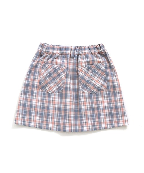 JENNI love（ジェニィラブ）の「フロント釦台形スカート（スカート・キッズ・ネイビー/サックスブルー/グリーン・130cm/140cm/150cm/160cm）」の20枚目の写真