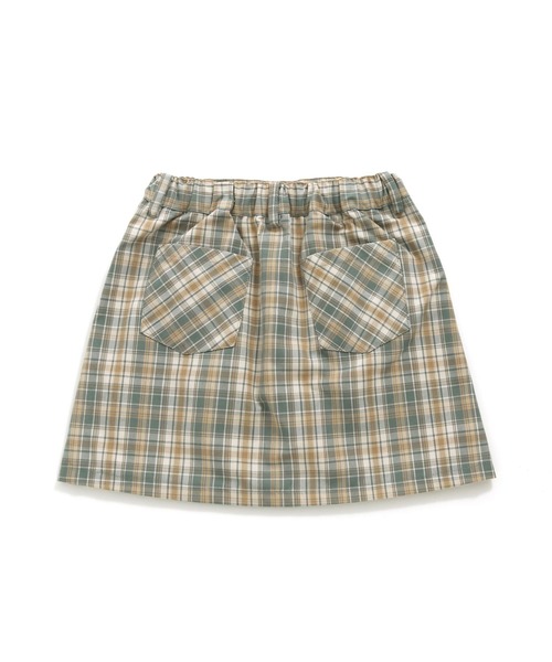 JENNI love（ジェニィラブ）の「フロント釦台形スカート（スカート・キッズ・ネイビー/サックスブルー/グリーン・130cm/140cm/150cm/160cm）」の16枚目の写真