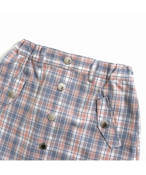 JENNI love（ジェニィラブ）の「フロント釦台形スカート（スカート・キッズ・ネイビー/サックスブルー/グリーン・130cm/140cm/150cm/160cm）」の21枚目の写真