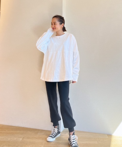 Vicente(ヴィセンテ)の「Jogger knit pants(その他パンツ・レディース・ブラック/ベージュ・FREE)」の22枚目の写真
