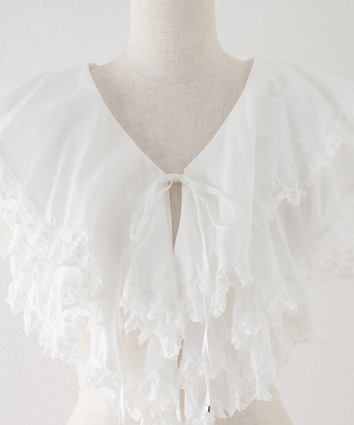 FUMIE TANAKA（フミエタナカ）の「【FUMIE TANAKA】 frill neck