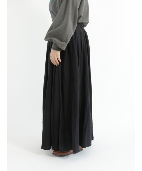 Samansa Mos2(サマンサ モスモス)の「綿レーヨンタックスカート(スカート・レディース・ブラック/ベージュ/グリーン・フリ-)」の17枚目の写真