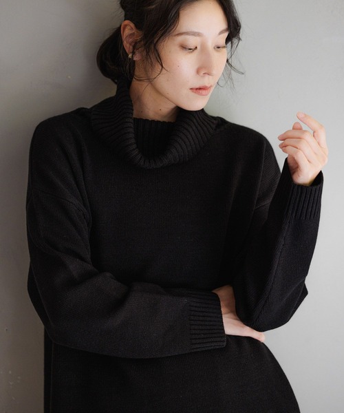 LEPSIM（レプシィム）の「7ゲージ満たされタートルニットプルオーバー