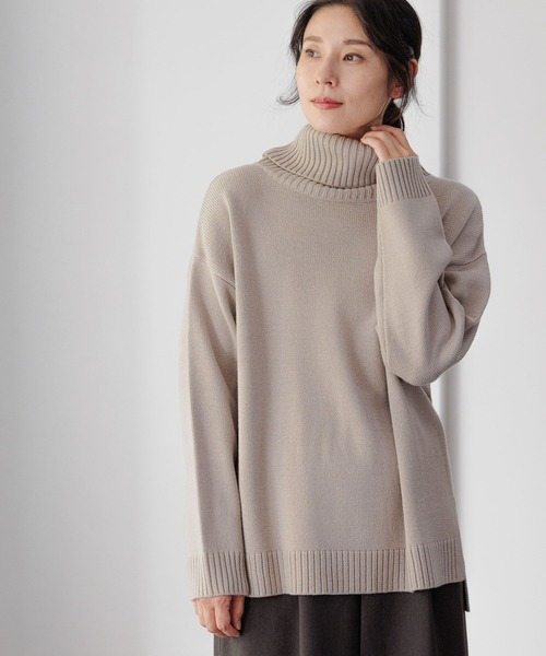 LEPSIM（レプシィム）の「7ゲージ満たされタートルニットプルオーバー