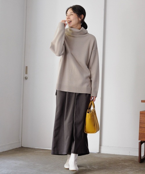 LEPSIM（レプシィム）の「7ゲージ満たされタートルニットプルオーバー