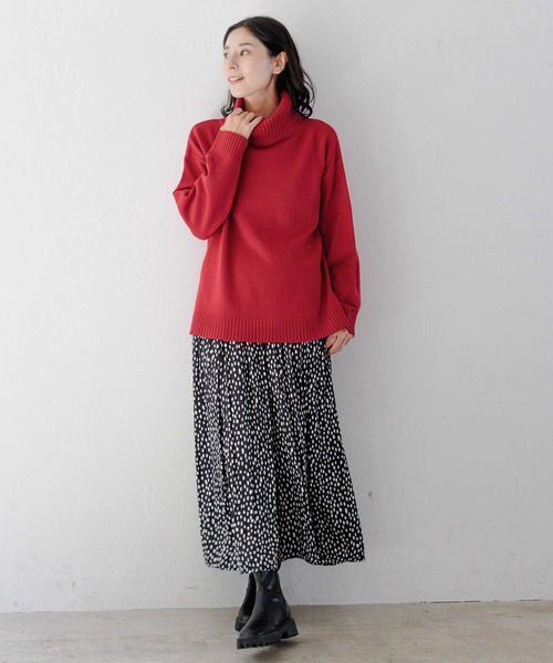 LEPSIM（レプシィム）の「7ゲージ満たされタートルニットプルオーバー