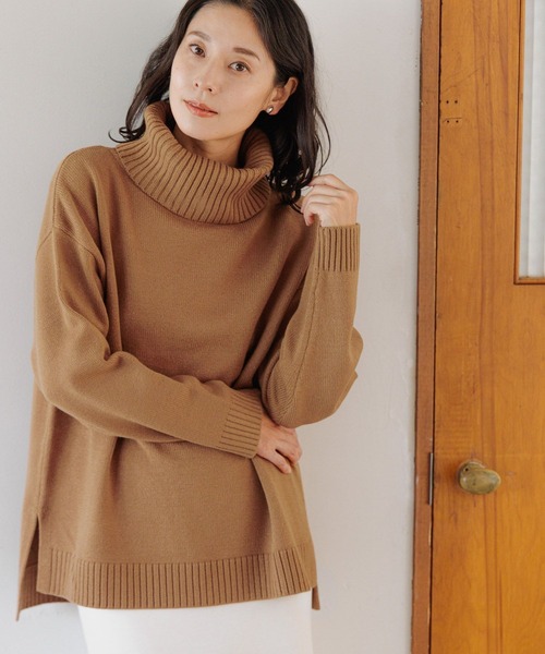 LEPSIM（レプシィム）の「7ゲージ満たされタートルニットプルオーバー