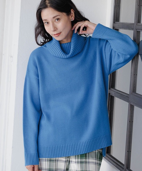 LEPSIM（レプシィム）の「7ゲージ満たされタートルニットプルオーバー