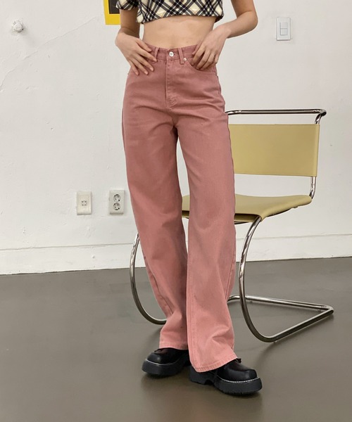 by muni:r（バイ ムニール）の「5COLOR ウォッシングコットンパンツ（その他パンツ・レディース・ベージュ/ネイビー/カーキ/ピンク/レッド系その他・SMALL/MEDIUM）」の17枚目の写真