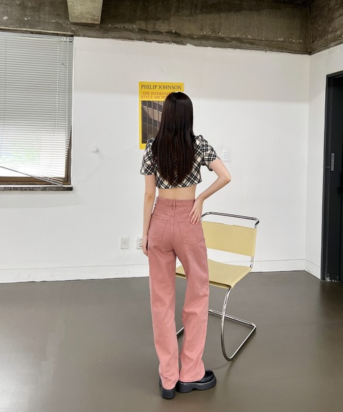 by muni:r（バイ ムニール）の「5COLOR ウォッシングコットンパンツ（その他パンツ・レディース・ベージュ/ネイビー/カーキ/ピンク/レッド系その他・SMALL/MEDIUM）」の8枚目の写真