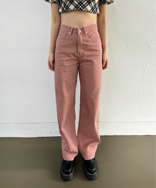 by muni:r（バイ ムニール）の「5COLOR ウォッシングコットンパンツ（その他パンツ・レディース・ベージュ/ネイビー/カーキ/ピンク/レッド系その他・SMALL/MEDIUM）」の18枚目の写真