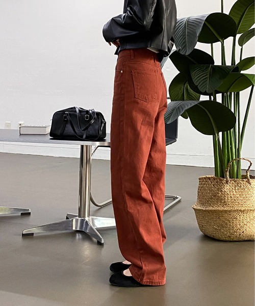 by muni:r（バイ ムニール）の「5COLOR ウォッシングコットンパンツ（その他パンツ・レディース・ベージュ/ネイビー/カーキ/ピンク/レッド系その他・SMALL/MEDIUM）」の15枚目の写真