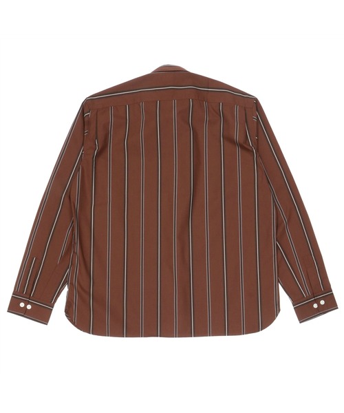 Pitta Re:)（ピッタリ）の「形態安定ノーアイロン ラウンドテール レギュラー 長袖ビジネスワイシャツ（ビジネスシャツ・メンズ・ダークオレンジ・LL/S/M/L）」の3枚目の写真