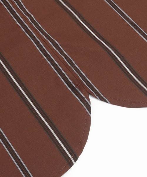 Pitta Re:)（ピッタリ）の「形態安定ノーアイロン ラウンドテール レギュラー 長袖ビジネスワイシャツ（ビジネスシャツ・メンズ・ダークオレンジ・LL/S/M/L）」の9枚目の写真