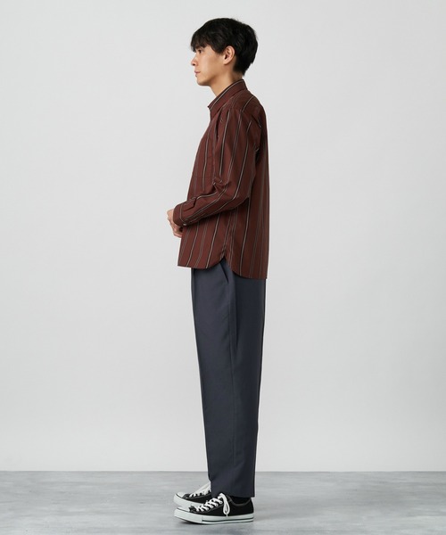 Pitta Re:)（ピッタリ）の「形態安定ノーアイロン ラウンドテール レギュラー 長袖ビジネスワイシャツ（ビジネスシャツ・メンズ・ダークオレンジ・LL/S/M/L）」の8枚目の写真