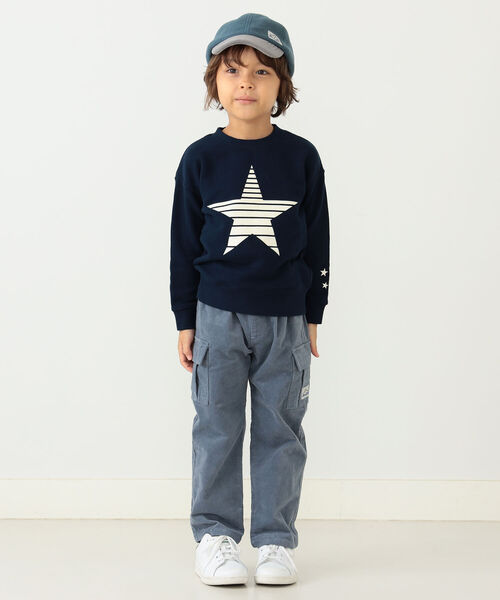 BEAMS mini（ビームスミニ）の「BEAMS mini / コーデュロイ カーゴパンツ (90～150㎝)（カーゴパンツ・キッズ・ブラウン系その他4/ブルー系その他2・90/100/110/120/130/140/150）」の16枚目の写真