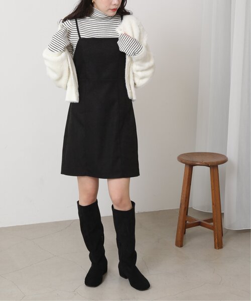 RAY CASSIN（レイカズン）の「ミニキャミワンピース（ワンピース・レディース・ブラック/ブラウン/キナリ・FREE）」の22枚目の写真