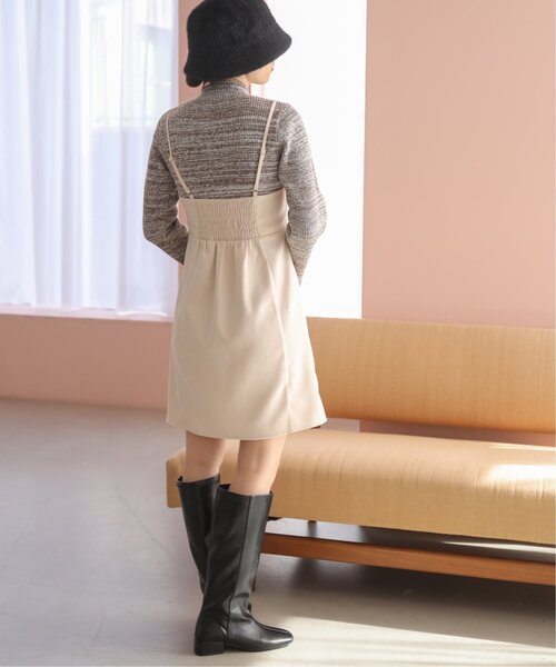 RAY CASSIN（レイカズン）の「ミニキャミワンピース（ワンピース・レディース・ブラック/ブラウン/キナリ・FREE）」の5枚目の写真