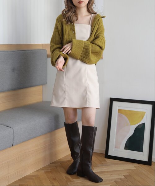 RAY CASSIN（レイカズン）の「ミニキャミワンピース（ワンピース・レディース・ブラック/ブラウン/キナリ・FREE）」の20枚目の写真