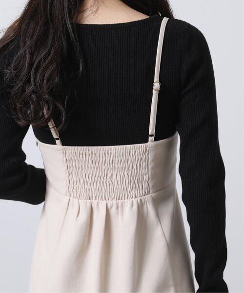 RAY CASSIN（レイカズン）の「ミニキャミワンピース（ワンピース・レディース・ブラック/ブラウン/キナリ・FREE）」の21枚目の写真