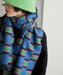 【P.CORNILLON（ピーコルニヨン）】ランダムボーダーストール