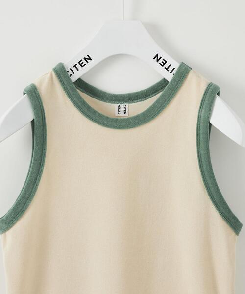 CITEN（シテン）の「＜CITEN＞トリム パイル タンクトップ（タンクトップ・レディース・ナチュラル/ブラック/イエロー・FREE）」の18枚目の写真