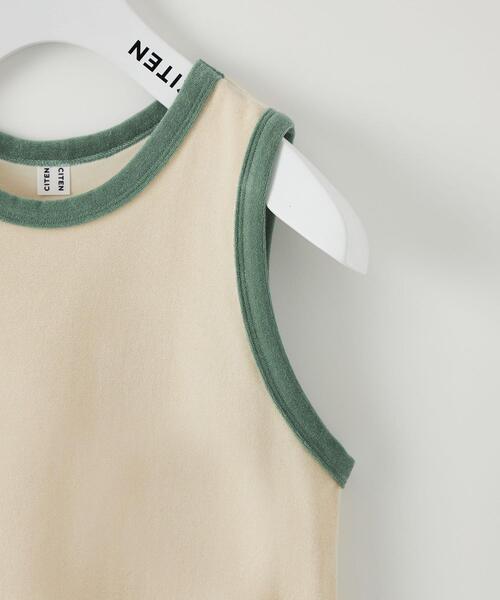 CITEN（シテン）の「＜CITEN＞トリム パイル タンクトップ（タンクトップ・レディース・ナチュラル/ブラック/イエロー・FREE）」の19枚目の写真