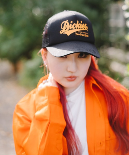 Dickies(ディッキーズ)の「Dickies メッシュキャップ A(キャップ・メンズ・ネイビー/ホワイト/ブラック・FREE)」の15枚目の写真