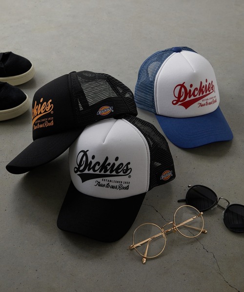 Dickies(ディッキーズ)の「Dickies メッシュキャップ A(キャップ・メンズ・ネイビー/ホワイト/ブラック・FREE)」の12枚目の写真