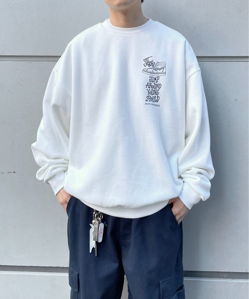 WHO'S WHO gallery(フーズフーギャラリー)の「COOPER FACTスニーカークルースウェット(スウェット・レディース・アッシュグレー/ブラック/ホワイト・FREE)」の22枚目の写真