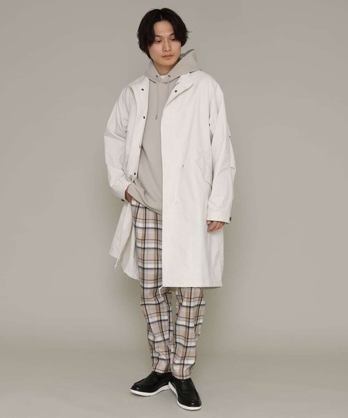 a.v.v（アーヴェヴェ）の「アーバンタックチェックパンツ（その他パンツ・メンズ・ベージュ/ネイビー/グレー・46/44/48/50）」の9枚目の写真