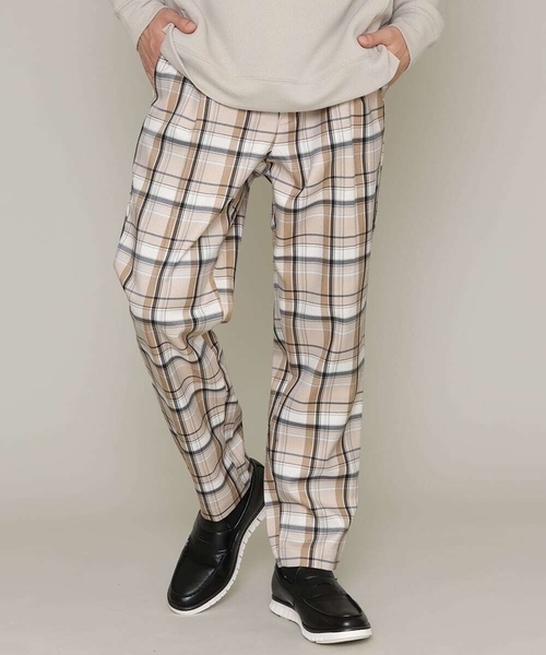 a.v.v（アーヴェヴェ）の「アーバンタックチェックパンツ（その他パンツ・メンズ・ベージュ/ネイビー/グレー・46/44/48/50）」の11枚目の写真