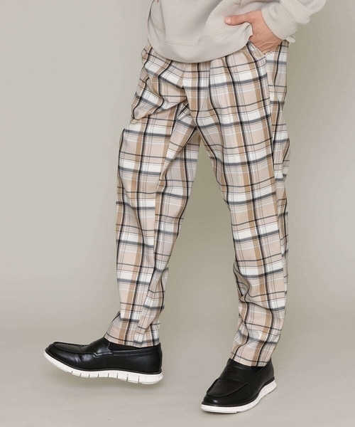 a.v.v（アーヴェヴェ）の「アーバンタックチェックパンツ（その他パンツ・メンズ・ベージュ/ネイビー/グレー・46/44/48/50）」の12枚目の写真