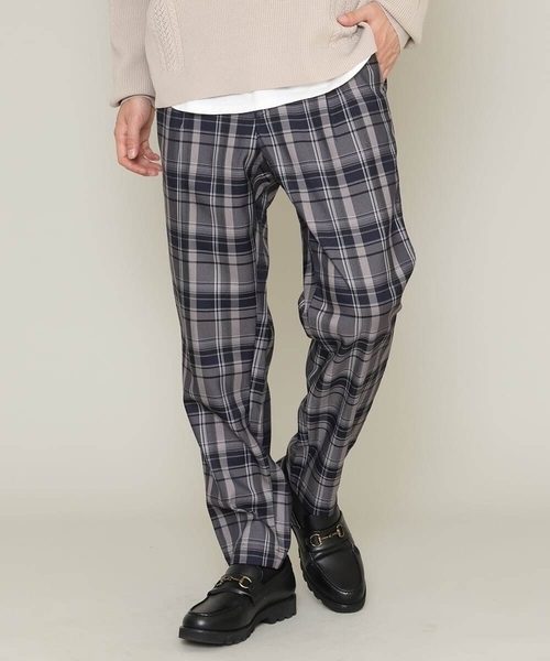 a.v.v（アーヴェヴェ）の「アーバンタックチェックパンツ（その他パンツ・メンズ・ベージュ/ネイビー/グレー・46/44/48/50）」の13枚目の写真