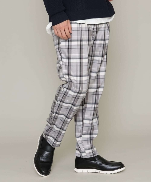 a.v.v（アーヴェヴェ）の「アーバンタックチェックパンツ（その他パンツ・メンズ・ベージュ/ネイビー/グレー・46/44/48/50）」の16枚目の写真