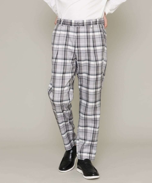 a.v.v（アーヴェヴェ）の「アーバンタックチェックパンツ（その他パンツ・メンズ・ベージュ/ネイビー/グレー・46/44/48/50）」の18枚目の写真
