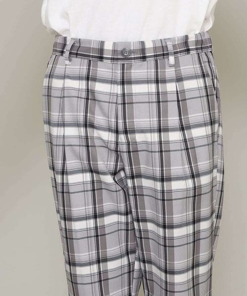 a.v.v（アーヴェヴェ）の「アーバンタックチェックパンツ（その他パンツ・メンズ・ベージュ/ネイビー/グレー・46/44/48/50）」の22枚目の写真