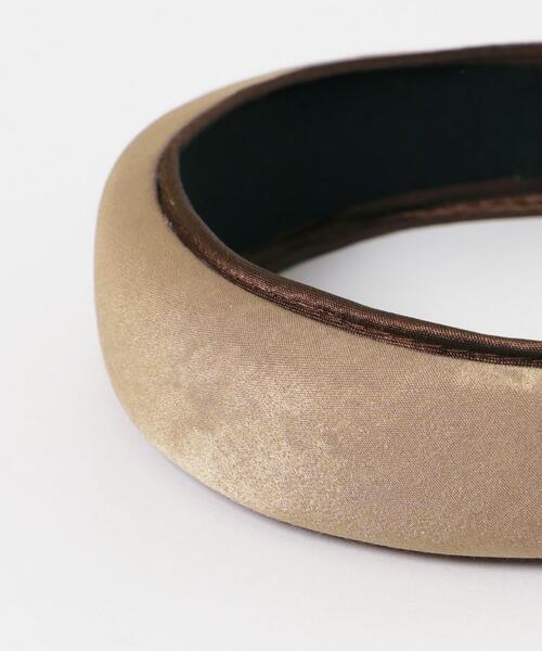 SMELLY（スメリー）の「サテンプックリカチューシャ（カチューシャ・レディース・ブラウン・-）」の5枚目の写真