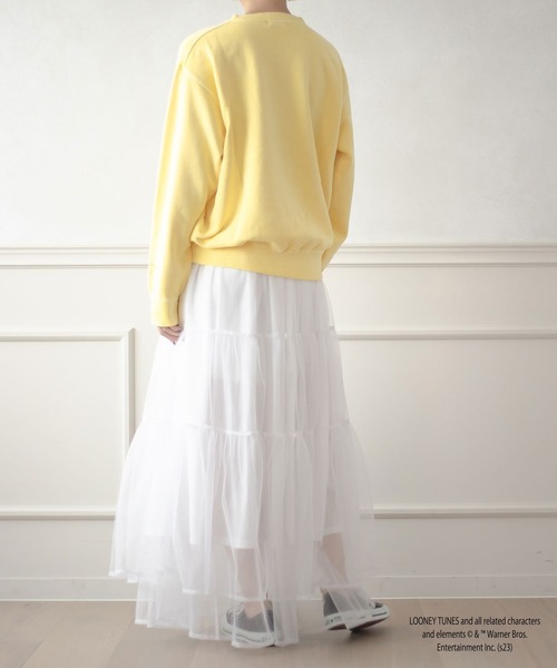 qumerry.（キュメリ）の「TWEETYスウェットプルオーバー（スウェット・レディース・イエロー/ピンク・FREE）」の20枚目の写真