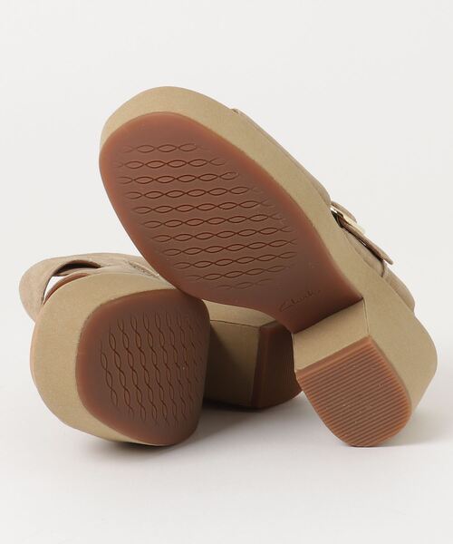 【Clarks】キンメイ ハイストラップ スエード サンダル Clarks KimmeiHi Strap / キメイハイストラップ （ダークサンド