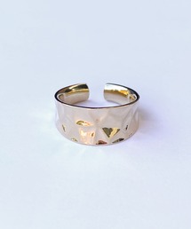 Blanche ブランシュ ハンマリングピンキーリング Croire (クルワー) GOLD