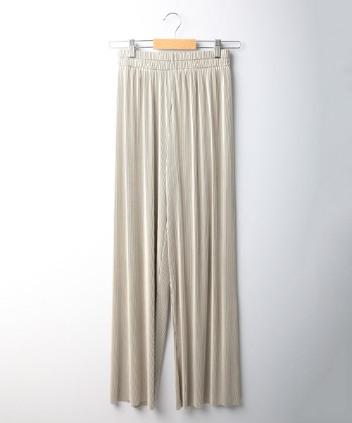spiritoso(スピリトーゾ)の「spiritoso リラックスイージーリブパンツ(その他パンツ・レディース・ブラウン/ブラック/ベージュ・M)」の17枚目の写真