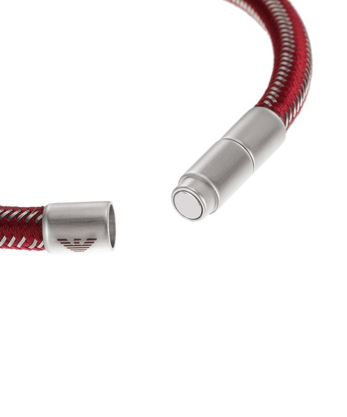 EMPORIO ARMANI（エンポリオアルマーニ）の「BRACELET EGS2992040（ブレスレット・メンズ・レッド・FREE）」の3枚目の写真