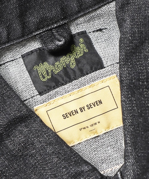 SEVEN BY SEVEN×Wrangler/セブン バイ セブン×ラングラー 124MJ USED - Stretch Broken Denim - デニムジャケット