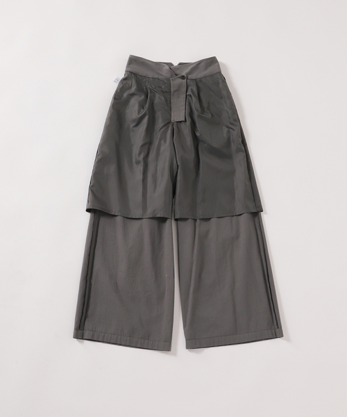 B.C STOCK(ベーセーストック)の「リボンパンツ(スラックス・レディース・ベージュ/ブラック・SMALL/MEDIUM)」の21枚目の写真