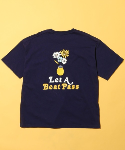 PBLIM(ページボーイリム)の「PAGEBOYLIM/カラフルフラワーT(Tシャツ/カットソー・レディース・ネイビー/オフホワイト/ピンク・MEDIUM/LARGE)」の16枚目の写真