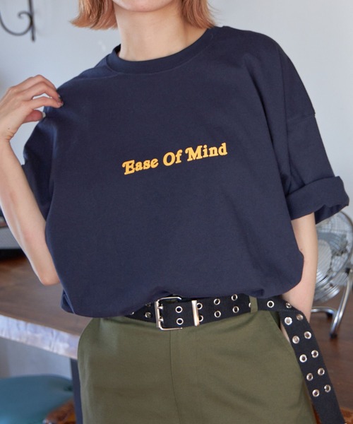 PBLIM(ページボーイリム)の「PAGEBOYLIM/カラフルフラワーT(Tシャツ/カットソー・レディース・ネイビー/オフホワイト/ピンク・MEDIUM/LARGE)」の13枚目の写真