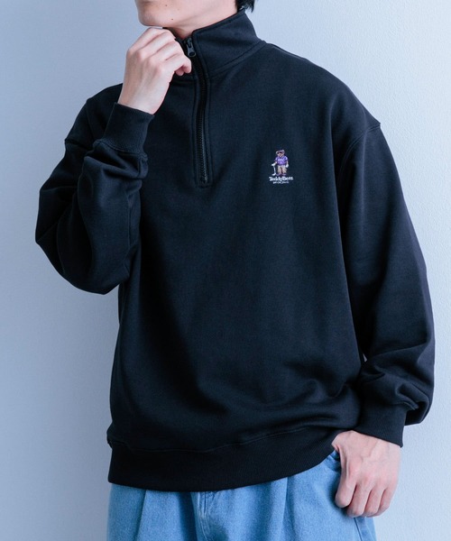 TeddyBear SPORTS BRAND（テディベアスポーツブランド）の「TEDDY BEAR ハーフZIP スウェットプルオーバー