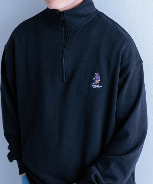 TeddyBear SPORTS BRAND（テディベアスポーツブランド）の「TEDDY BEAR ハーフZIP スウェットプルオーバー